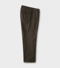 画像1: PHIGVEL [フィグベル] LINEN PIN TUCK TROUSERS [SEPIA GRAY] (1)