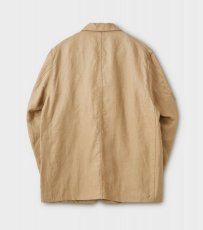 画像2: PHIGVEL [フィグベル] LINEN ATELIER JACKET [BEIGE] (2)