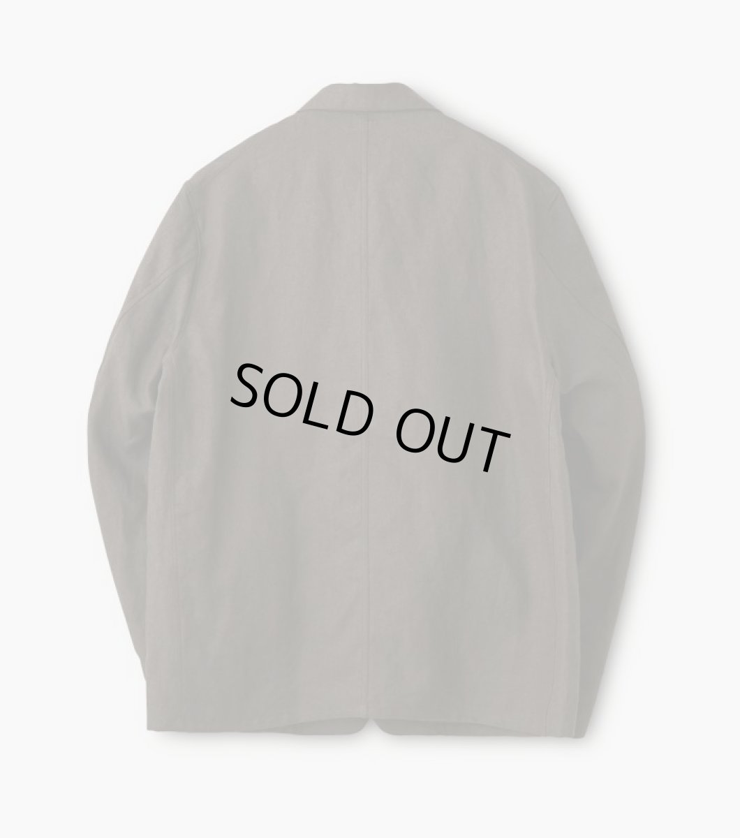 画像2: PHIGVEL [フィグベル] LINEN ATELIER JACKET [SEPIA GRAY] (2)