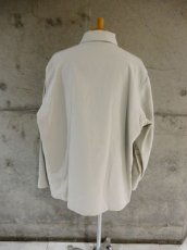 画像3: URU [ウル] COTTON LINEN CANVAS / COVERALL JACKET [ECRU]  (3)