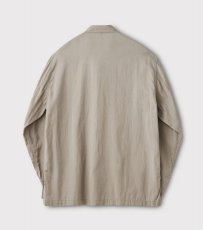 画像2: PHIGVEL [フィグベル] RESORT LS SHIRT JACKET [TAUPE GRAY] (2)