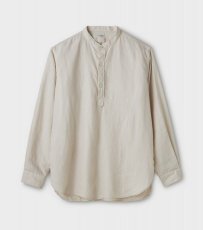 画像1: PHIGVEL [フィグベル] LINEN PULLOVER SHIRT [IVORY] (1)