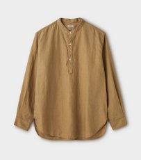 画像1: PHIGVEL [フィグベル] LINEN PULLOVER SHIRT [BEIGE] (1)