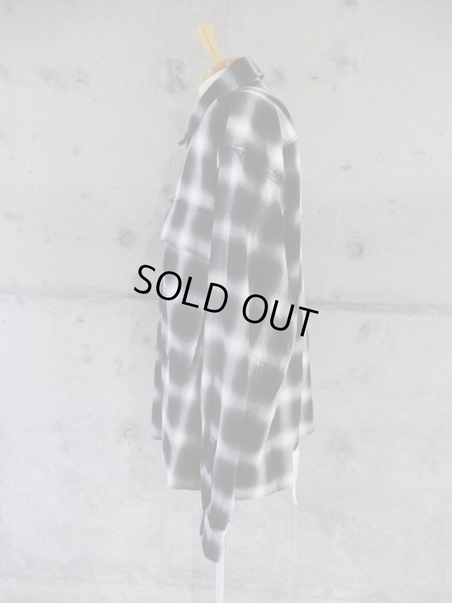 画像3: Black Weirdos [ブラック ウィドゥ] Big Pocket Shirt  [BLACK] (3)