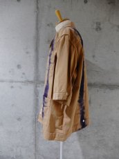 画像3: Black Weirdos [ブラック ウィドゥ] TieDye Cuba Shirt  [BROWN] (3)