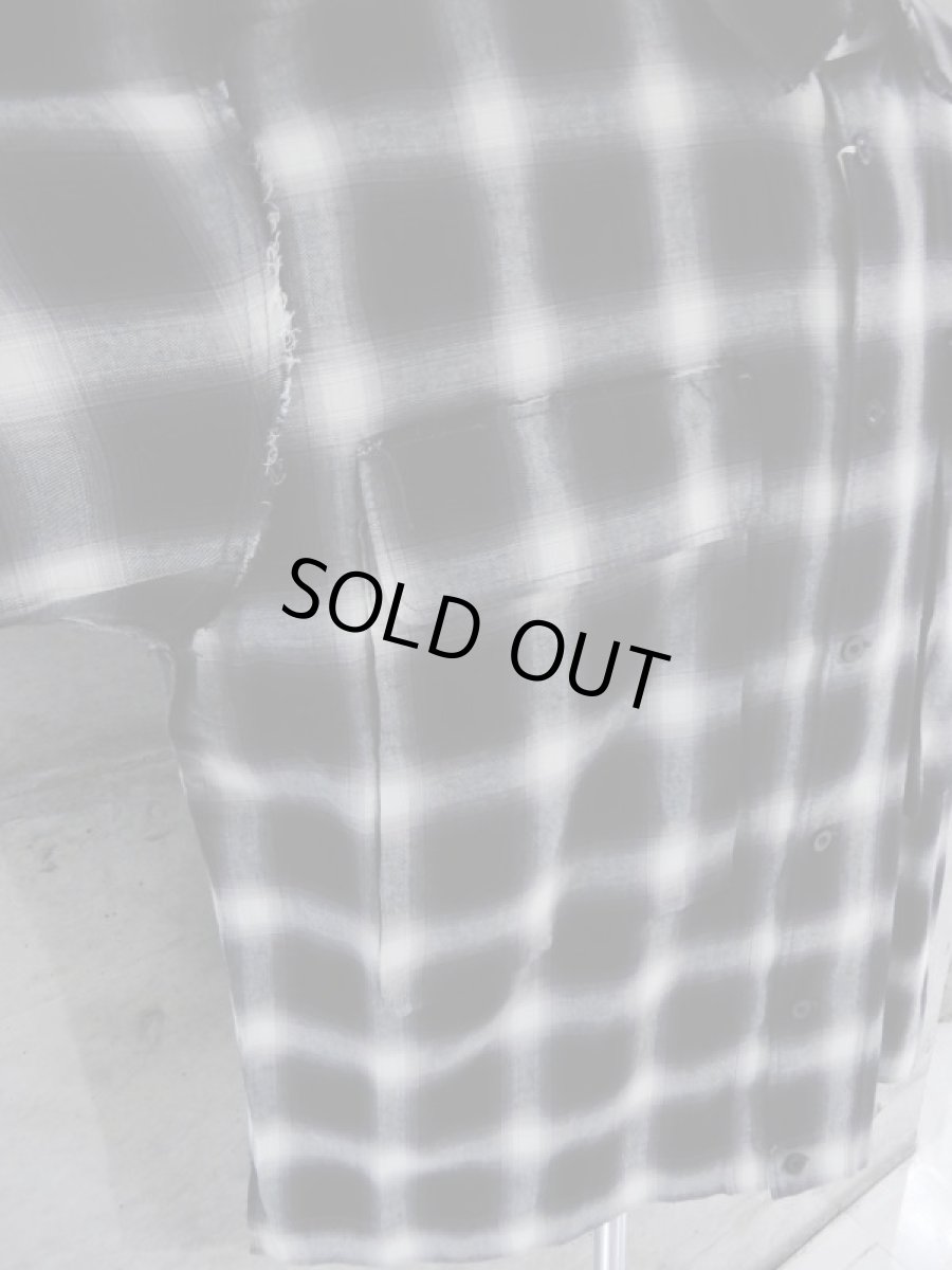 画像2: Black Weirdos [ブラック ウィドゥ] Big Pocket Shirt  [BLACK] (2)