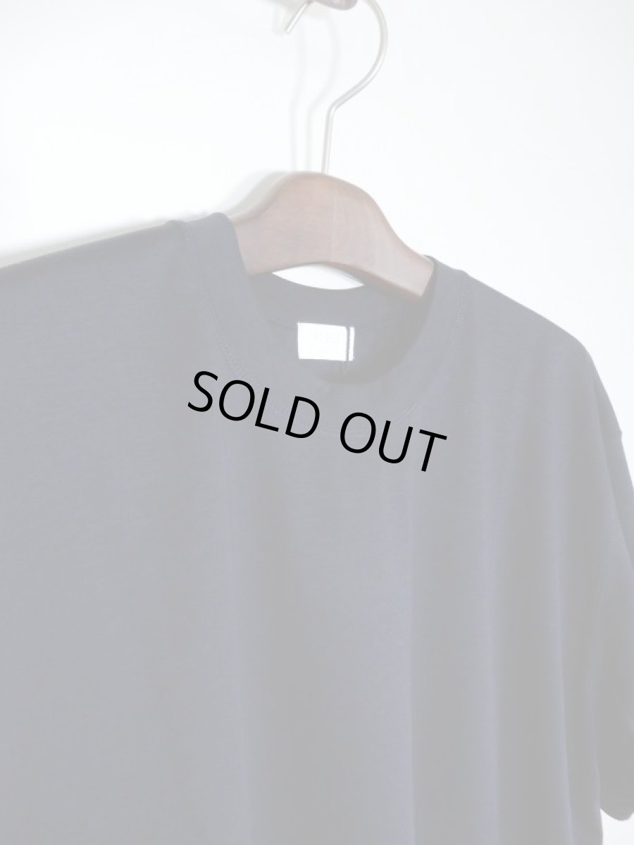 画像3: URU [ウル] COTTON PONTE / CREW NECK S/S TEE [NAVY]  (3)