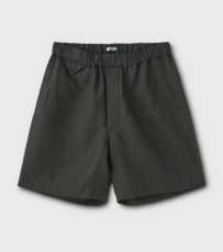 画像1: PHIGVEL [フィグベル] LINEN EASY SHORTS [SEPIA GRAY] (1)