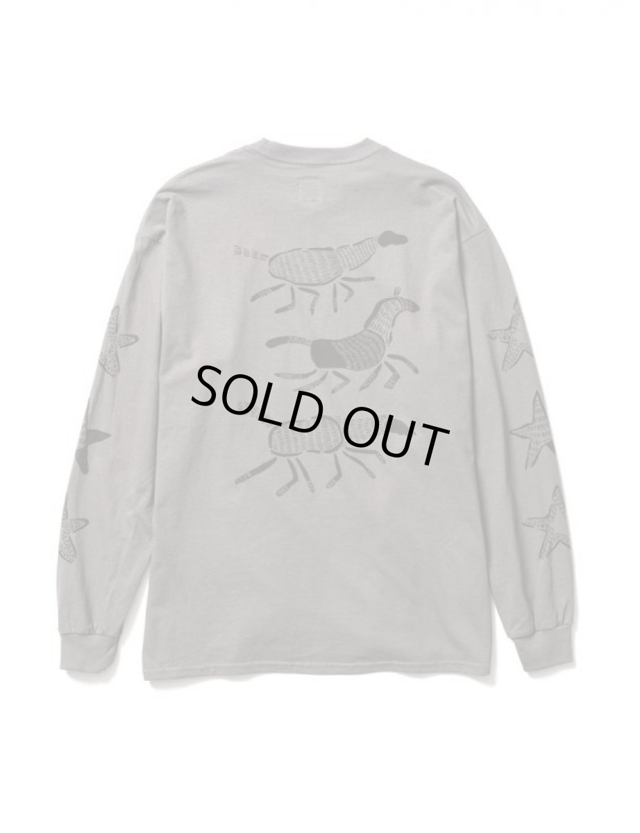 画像2: Sasquatchfabrix. [サスクワッチファブリックス] "HORSE" L/S TEE [CHARCOAL]  (2)