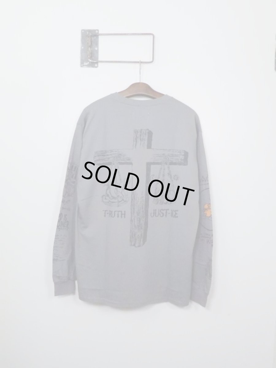 画像2: Black Weirdos [ブラック ウィドゥ] Cady Tattoo L/S Tee [Charcoal] (2)