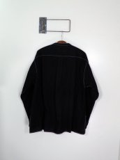 画像2: Black Weirdos [ブラック ウィドゥ] Modern China Shirt [BLACK] (2)