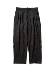 画像1: Sasquatchfabrix.  [サスクワッチファブリックス] TAPERED WIDE PANTS [BLACK]  (1)