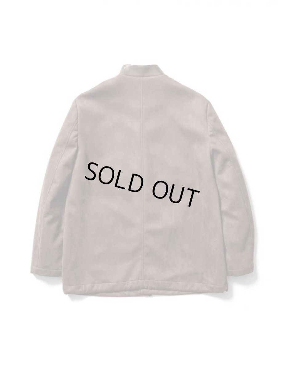 画像2: Sasquatchfabrix.  [サスクワッチファブリックス] FAKE SUEDE COACH JACKET [BROWN]  (2)