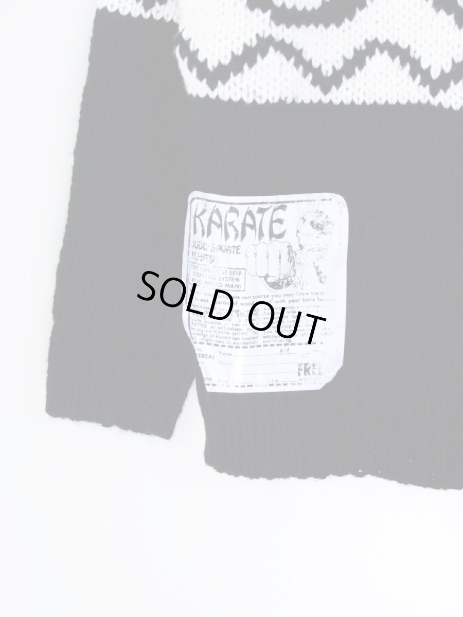 画像3: Black Weirdos [ブラック ウィドゥ] Yin Yang Knit [BLACK] (3)