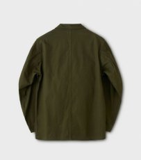 画像2: PHIGVEL [フィグベル] French Work Jacket [BRITISH OLIVE] (2)