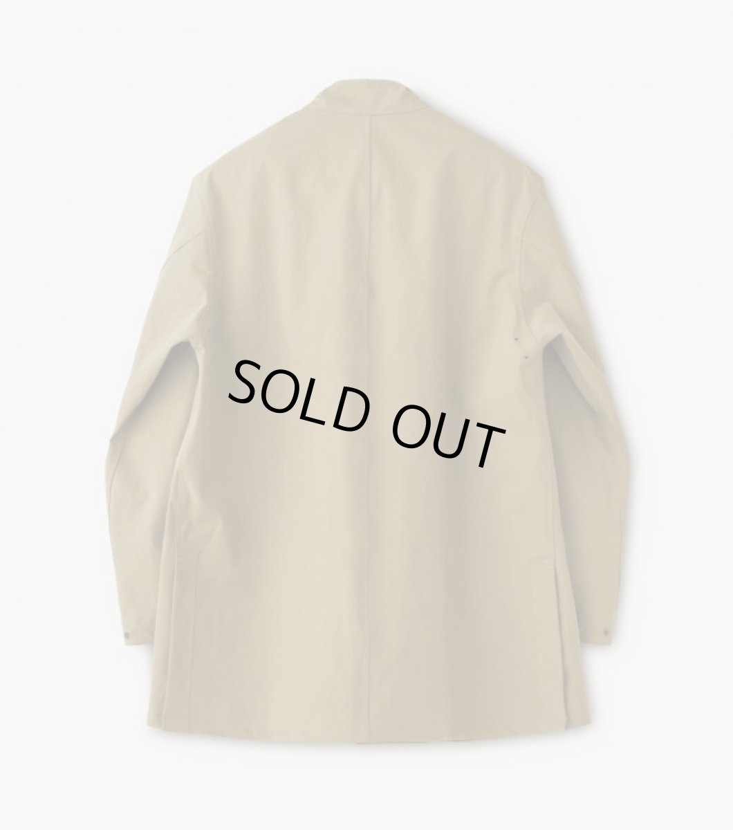 画像2: PHIGVEL [フィグベル] Bonding Smock Coat [KHAKI OLIVE] (2)