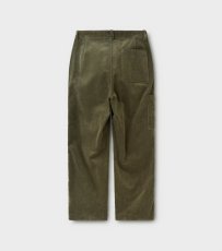 画像2: PHIGVEL [フィグベル] Corduroy Work Trousers [G.OLIVE] (2)