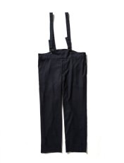 画像1: Sasquatchfabrix.  [サスクワッチファブリックス] SUSPENDER SLACKS [BLACK NAVY]  (1)