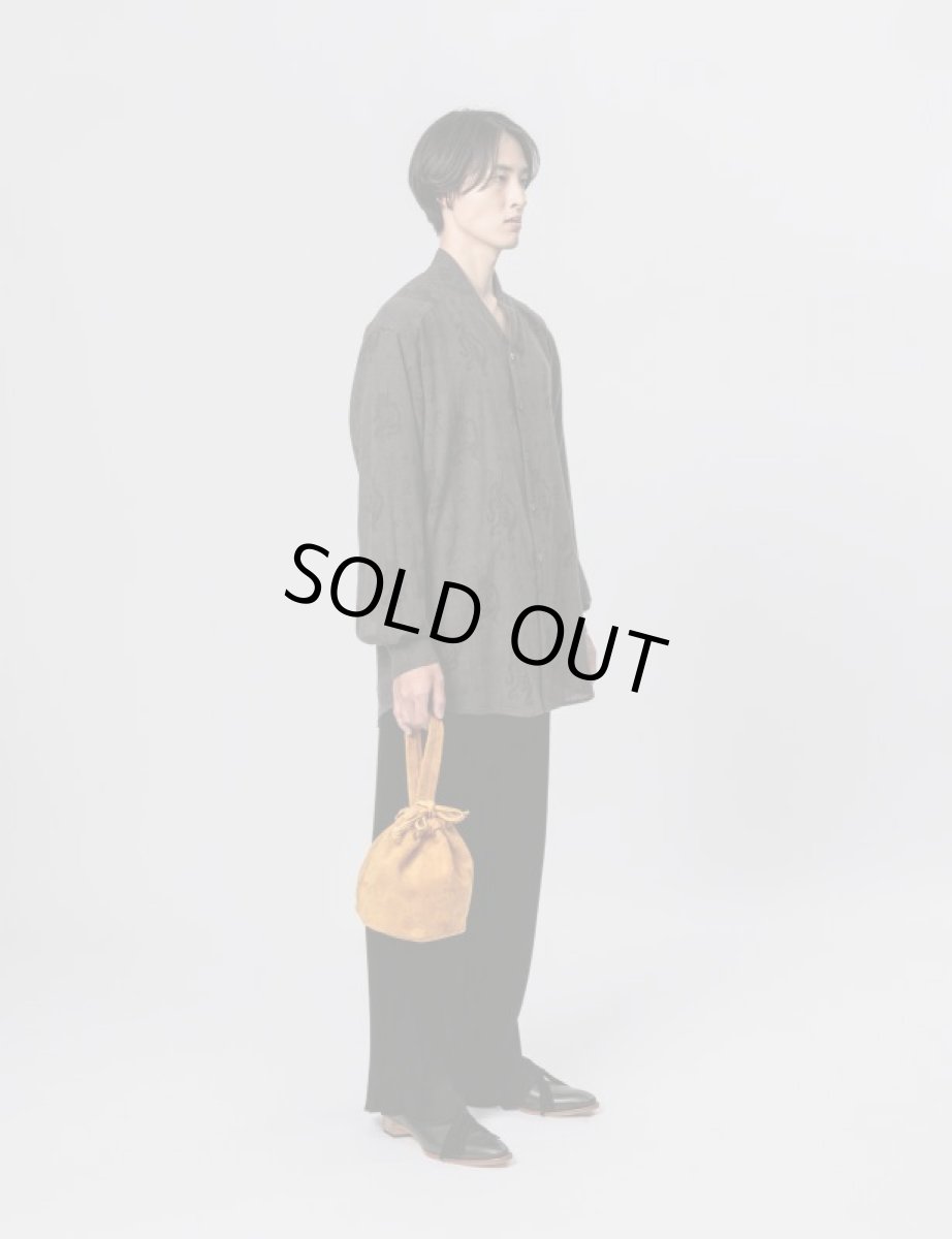 画像4: Sasquatchfabrix. [サスクワッチファブリックス] “MAYOKE” WA-NECK BIG L/S SHIRT [BLACK]  (4)