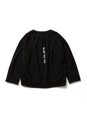 画像2: Sasquatchfabrix. [サスクワッチファブリックス] “CHICHIN-PUI-PUI” SNAP CARDIGAN [BLACK]  (2)