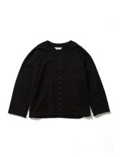 画像1: Sasquatchfabrix. [サスクワッチファブリックス] “CHICHIN-PUI-PUI” SNAP CARDIGAN [BLACK]  (1)