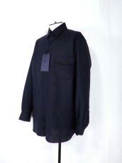 画像2: URU [ウル] FRY FRONT L/S SHIRTS [NAVY]  (2)