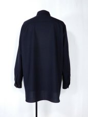 画像4: URU [ウル] FRY FRONT L/S SHIRTS [NAVY]  (4)