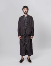 画像7: Sasquatchfabrix. [サスクワッチファブリックス] NYLON WA-NECK COVERALL  [BLACK BERRY]  (7)