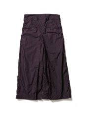 画像2: Sasquatchfabrix.  [サスクワッチファブリックス] NYLON HAKAMA PANTS [BLACK BERRY]  (2)