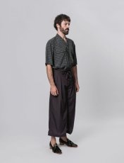 画像6: Sasquatchfabrix.  [サスクワッチファブリックス] NYLON HAKAMA PANTS [BLACK BERRY]  (6)