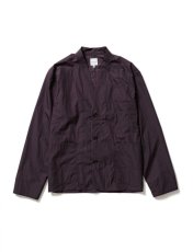 画像1: Sasquatchfabrix. [サスクワッチファブリックス] NYLON WA-NECK COVERALL  [BLACK BERRY]  (1)