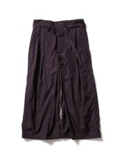 画像1: Sasquatchfabrix.  [サスクワッチファブリックス] NYLON HAKAMA PANTS [BLACK BERRY]  (1)