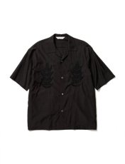 画像1: Sasquatchfabrix. [サスクワッチファブリックス] “HIIRAGI” H/S SHIRT [BLACK]  (1)