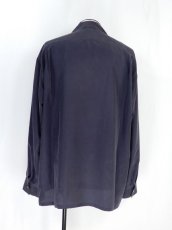 画像4: URU [ウル] OPEN COLLAR L/S SHIRTS [NAVY]  (4)