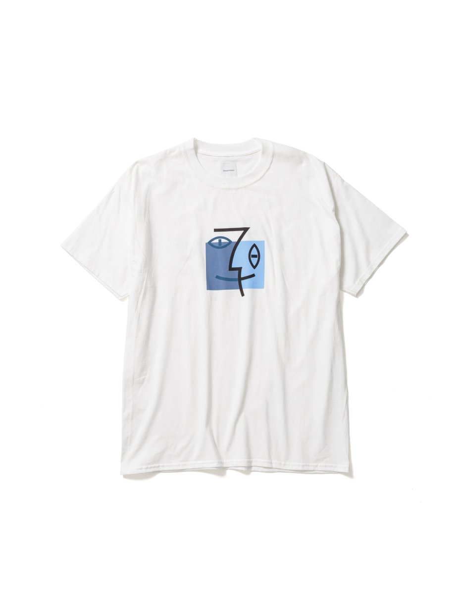 画像1: Sasquatchfabrix. [サスクワッチファブリックス]“PICASSO OS” PRINT TEE[WHITE]  (1)