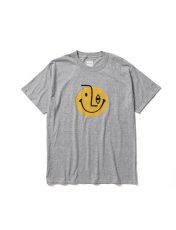 画像1: Sasquatchfabrix. [サスクワッチファブリックス]“PICASSO SMILE” PRINT TEE[ASH GRAY]  (1)