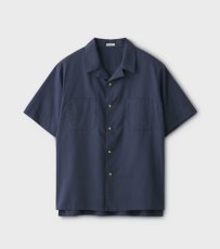 画像1: PHIGVEL [フィグベル] WORKADAY SS SHIRT [FRENCH NAVY] (1)