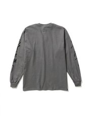 画像2: Sasquatchfabrix. [サスクワッチファブリックス]"らすたふぁり" L/S TEE[Charcoal]  (2)