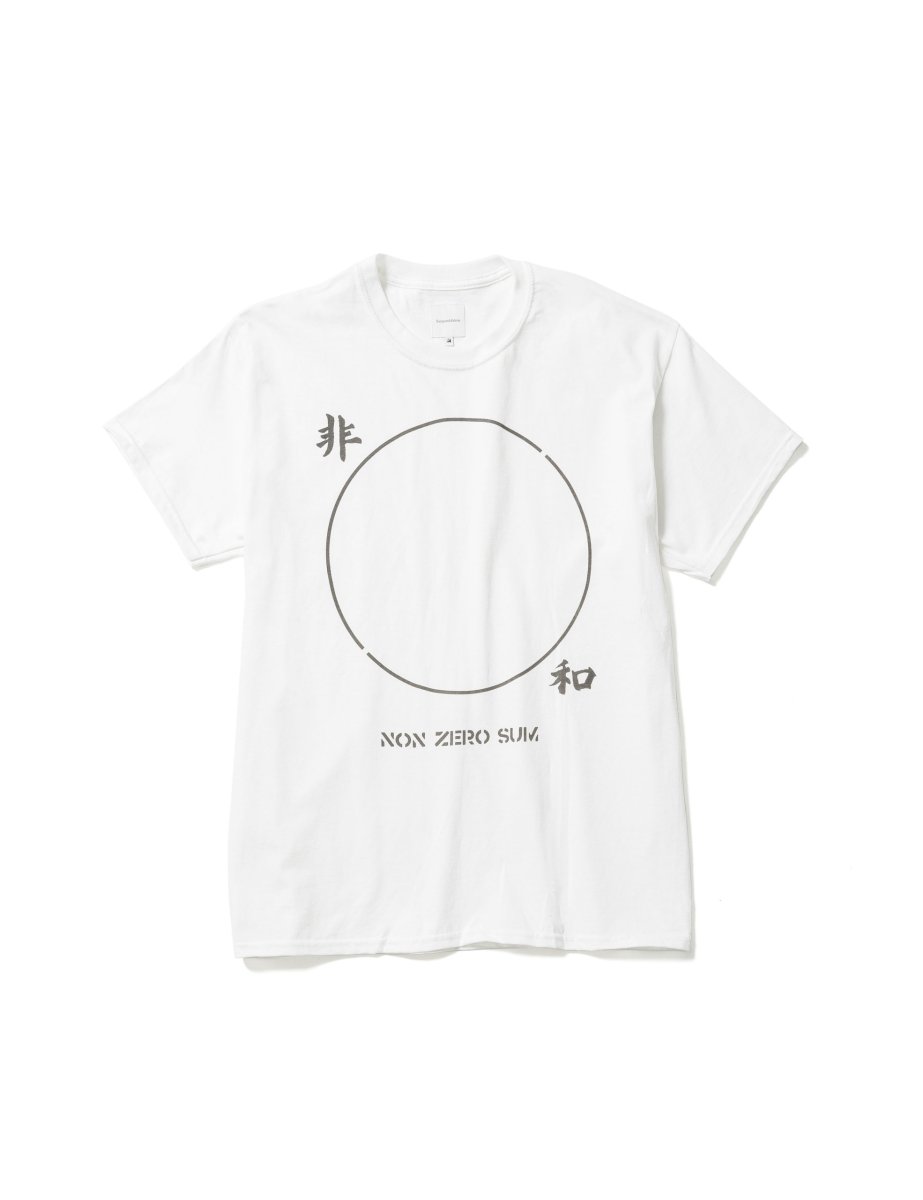 画像1: Sasquatchfabrix. [サスクワッチファブリックス] “NON ZERO SUM" H/S TEE[White]  (1)