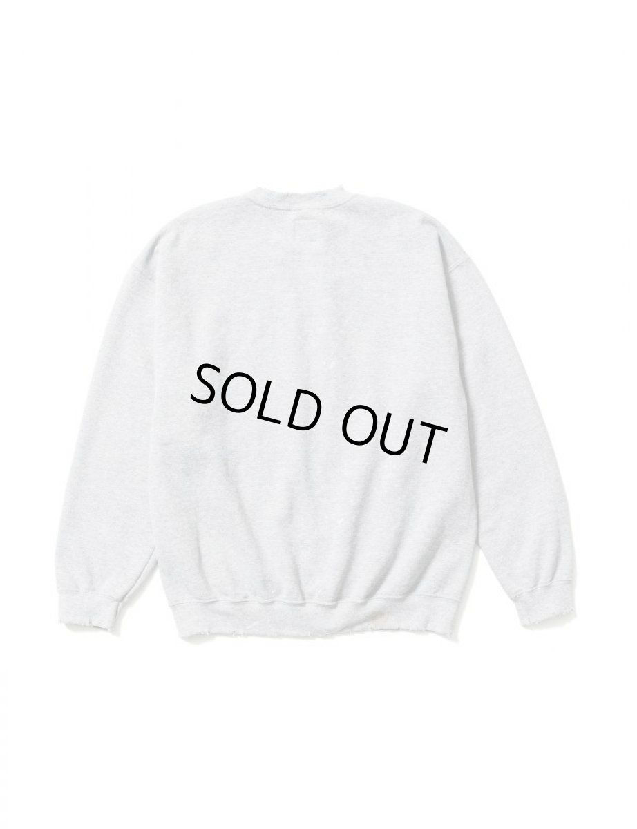 画像2: Sasquatchfabrix. [サスクワッチファブリックス] ORIENTAL TIGER CREWNECK SWEATSHIRT[Ash Gray]  (2)