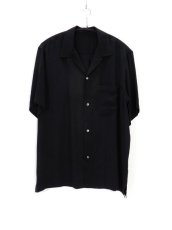 画像1: URU [ウル] CUPRO - SHORT SLEEVE SHIRTS [BLACK]  (1)