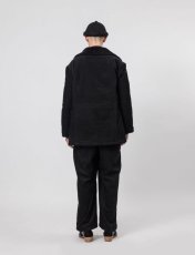 画像7: [SALE 50%OFF]Sasquatchfabrix. [サスクワッチファブリックス] CORDUROY RANCH COAT [BLACK]  (7)