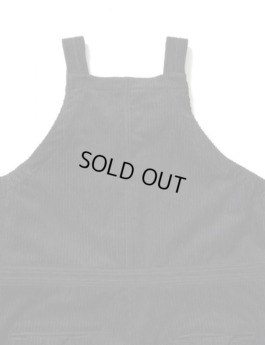 画像5: Sasquatchfabrix.  [サスクワッチファブリックス]CORDUROY OVERALL[BLACK]  (5)