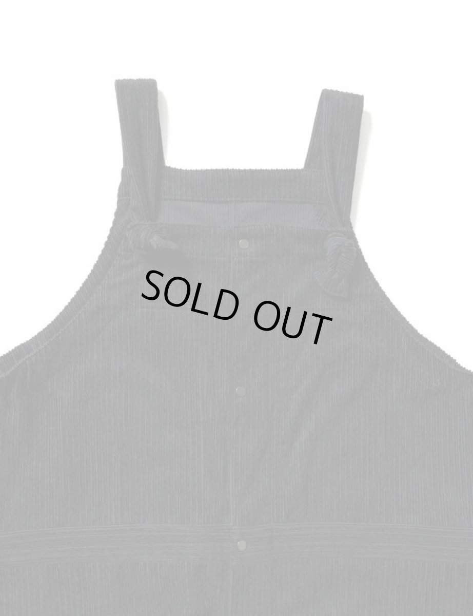 画像3: Sasquatchfabrix.  [サスクワッチファブリックス]CORDUROY OVERALL[BLACK]  (3)