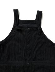 画像3: Sasquatchfabrix.  [サスクワッチファブリックス]CORDUROY OVERALL[BLACK]  (3)