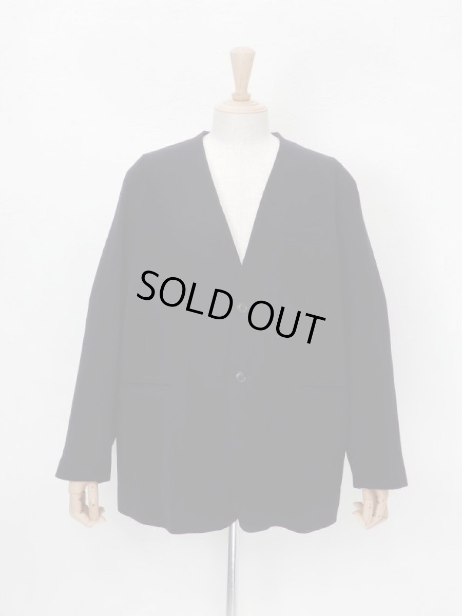 画像3: URU [ウル] NO COLLAR JACKET [D.NAVY]  (3)