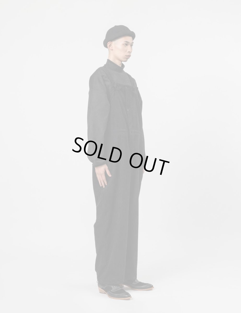 画像7: Sasquatchfabrix.  [サスクワッチファブリックス]CORDUROY OVERALL[BLACK]  (7)
