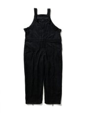 画像1: Sasquatchfabrix.  [サスクワッチファブリックス]CORDUROY OVERALL[BLACK]  (1)