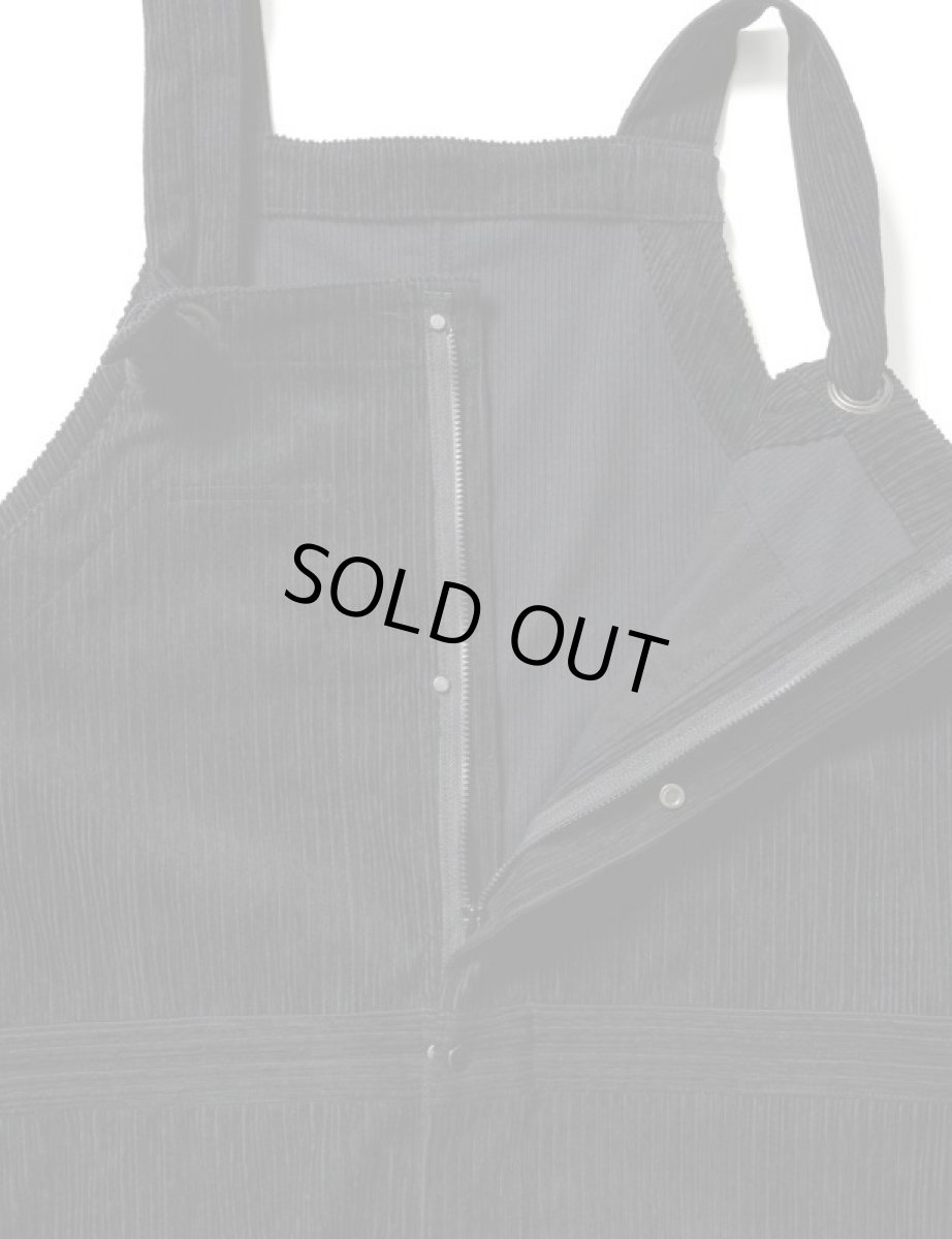 画像4: Sasquatchfabrix.  [サスクワッチファブリックス]CORDUROY OVERALL[BLACK]  (4)