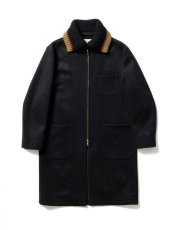 画像1: [SALE 50%OFF]. [サスクワッチファブリックス] 50-21 PHARAOH COAT [BLACK]  (1)